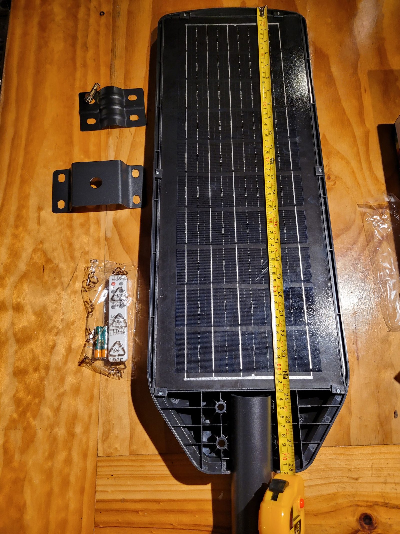 KIT Luminaria solar peatonal, 250 W
