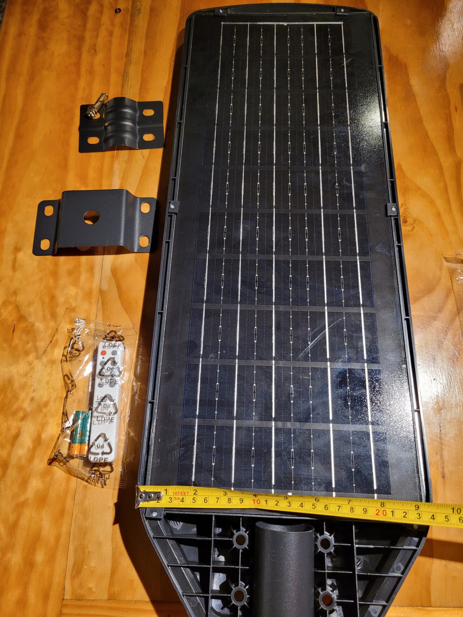 KIT Luminaria solar peatonal, 250 W
