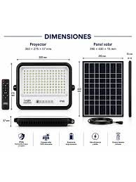 Foco Proyector Solar ECOLUZ PLUS 200W